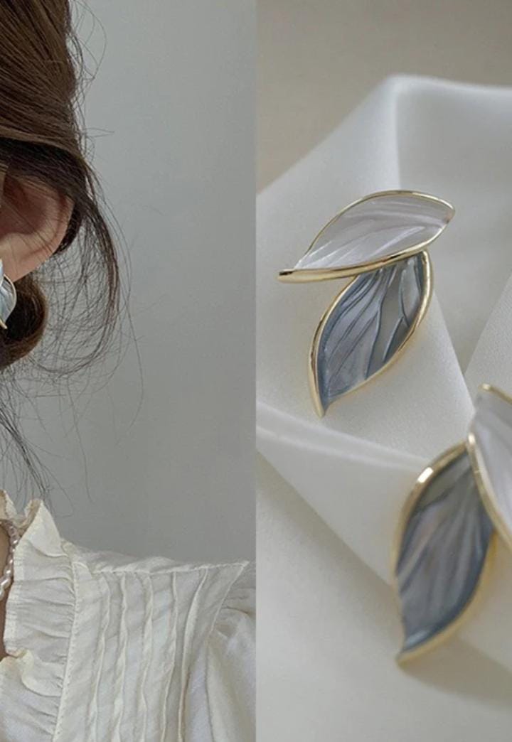 AetherLeaf Halo Earrings