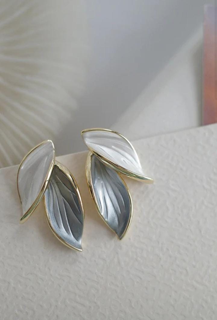 AetherLeaf Halo Earrings
